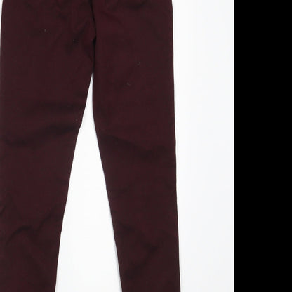 F&F Womens Purple  Denim Jegging Jeans Size 10 L27 in