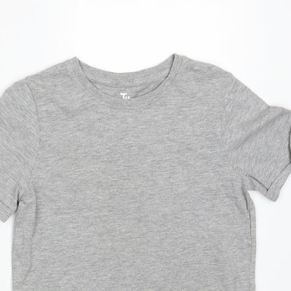 TU Girls Grey   Basic T-Shirt Size 8 Years