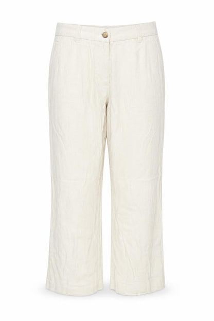 Land's End Womens Beige   Bloomer Trousers Size 12 L25 in