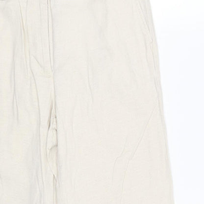 Land's End Womens Beige   Bloomer Trousers Size 12 L25 in