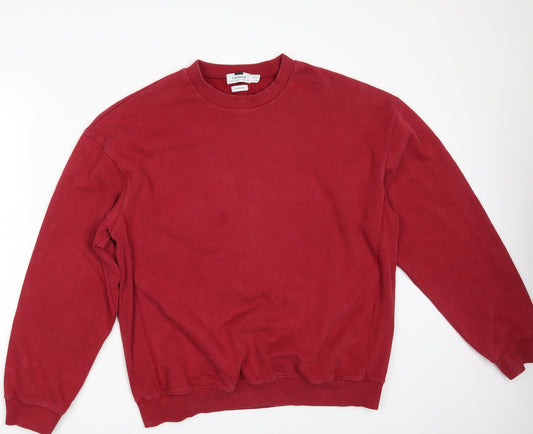 Topman Mens Red   Pullover Jumper Size M