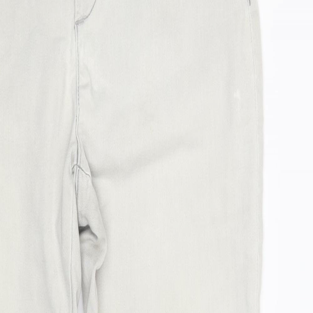 Monsoon Womens White  Denim Skinny Jeans Size 10 L29 in