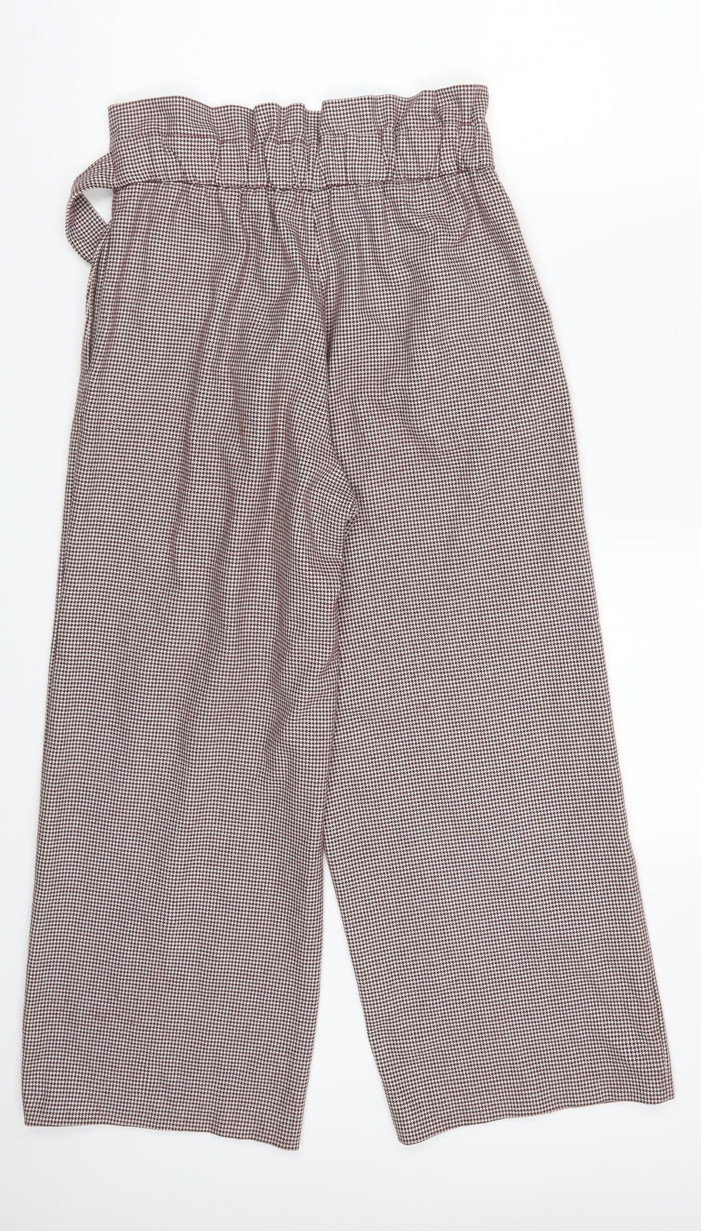 Womens UK Size S Zara Regular Fit Dress Pants Purple Trousers
