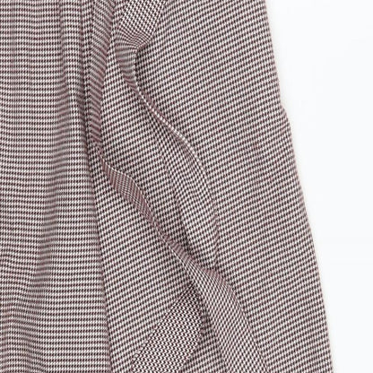 Womens UK Size S Zara Regular Fit Dress Pants Purple Trousers