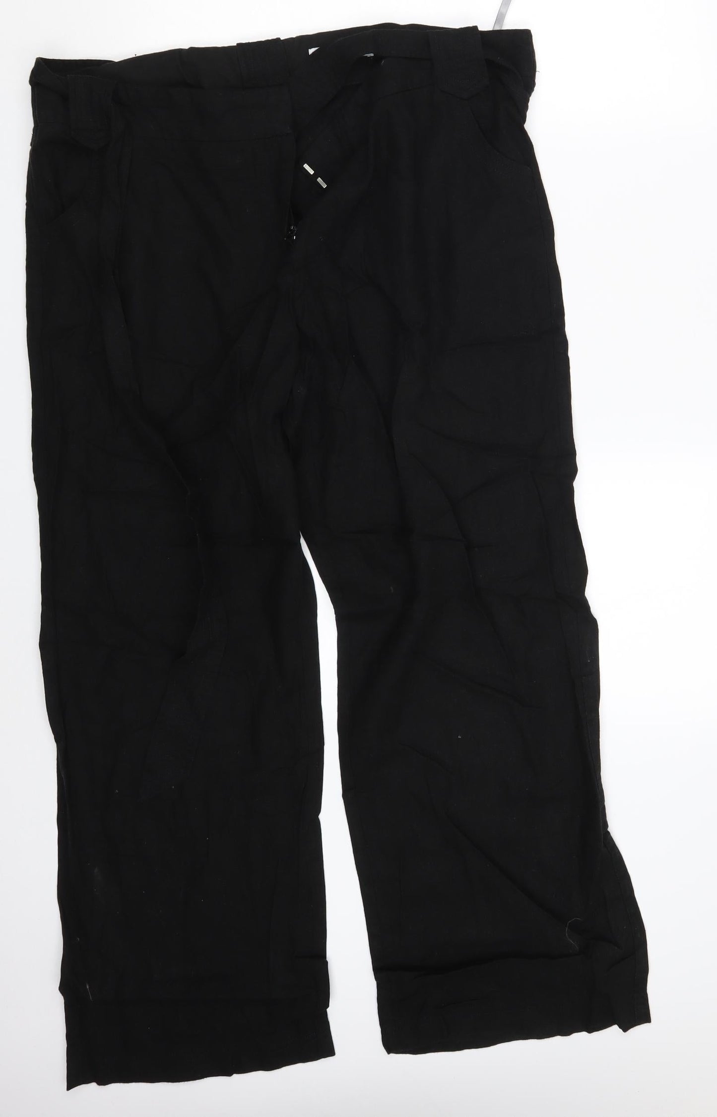 Womens UK Size 16 Dorothy Perkins Regular Fit Bloomer Black Trousers