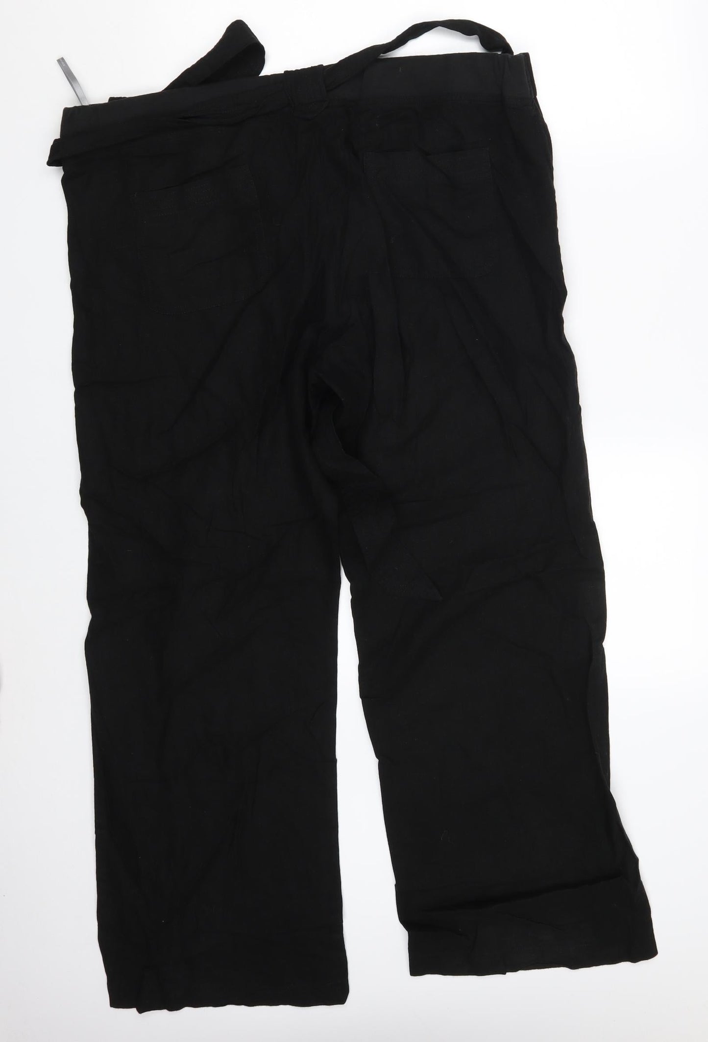 Womens UK Size 16 Dorothy Perkins Regular Fit Bloomer Black Trousers