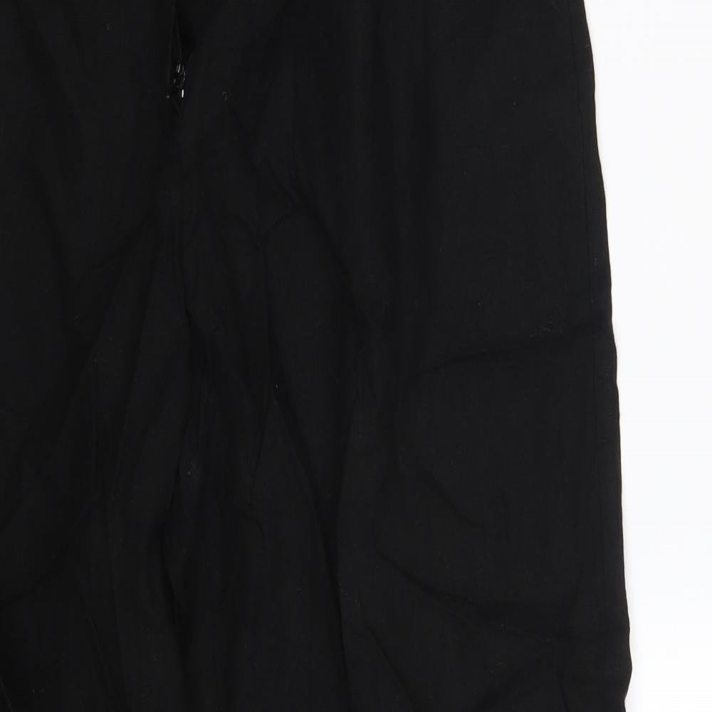 Womens UK Size 16 Dorothy Perkins Regular Fit Bloomer Black Trousers