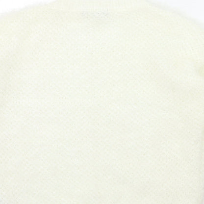 Atmosphere Womens White  Knit Pullover Jumper Size 12