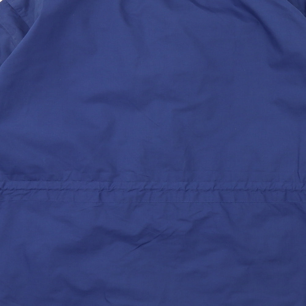 Mens UK Size M pure style Blue Overcoat