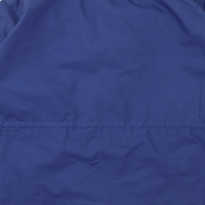 Mens UK Size M pure style Blue Overcoat