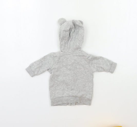 George Baby Grey   Full Zip Jumper Size 0-3 Months