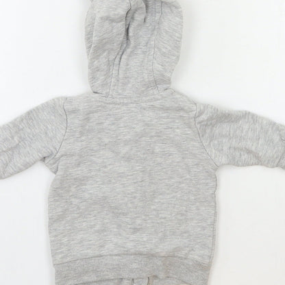 George Baby Grey   Full Zip Jumper Size 0-3 Months