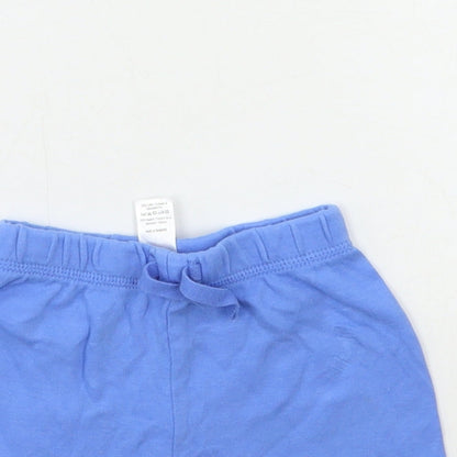 George Baby Blue   Cropped Trousers Size 6-9 Months