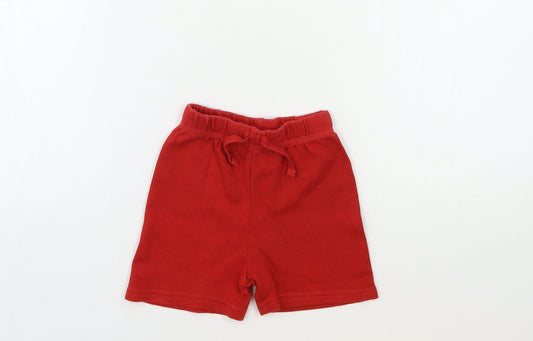George Baby Red   Cropped Trousers Size 6-9 Months