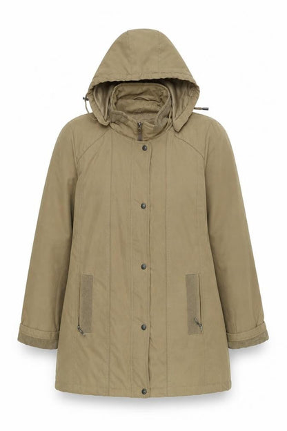 Bonmarché Womens Brown Overcoat Coat Size M