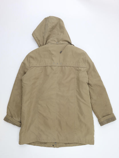 Womens UK Size M Bonmarché Brown Overcoat