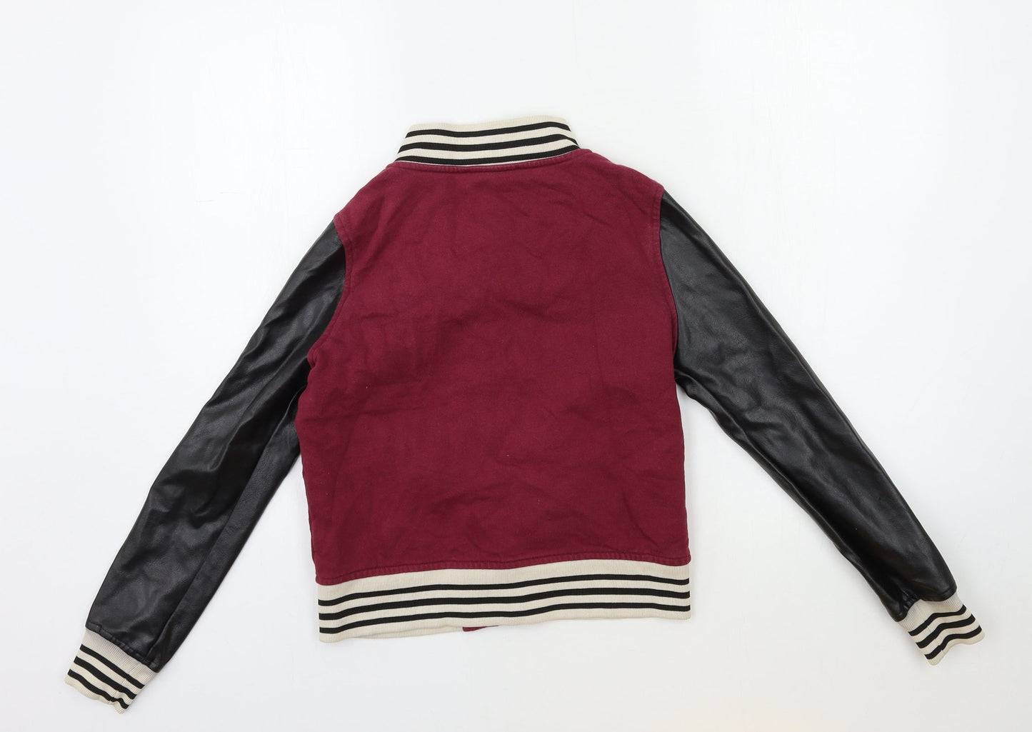 Womens UK Size 6 River Island Red Bomber Jacket