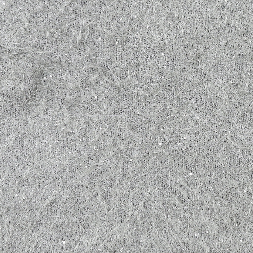 George Womens Grey  Knit Pullover Jumper Size 12