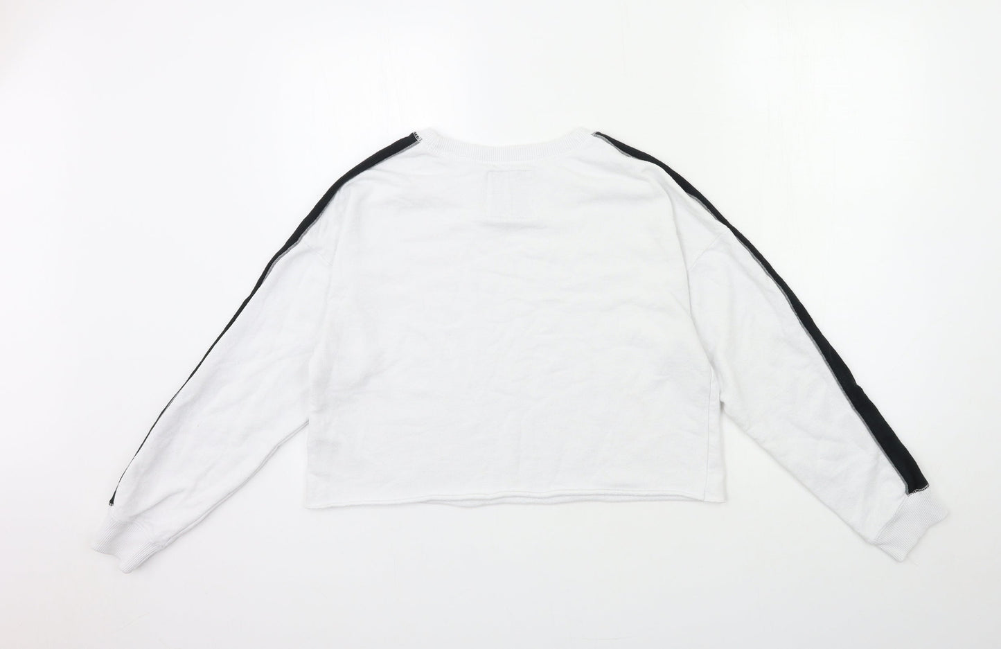 Hollister Womens White   Pullover Sweatshirt Size S