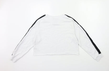 Hollister Womens White   Pullover Sweatshirt Size S