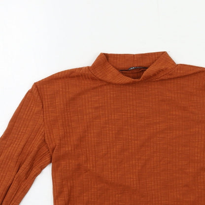 SheIn Womens Brown   Basic T-Shirt Size S