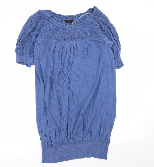 Womens UK Size 18 Miss Selfridge Blue Pullover Jumper