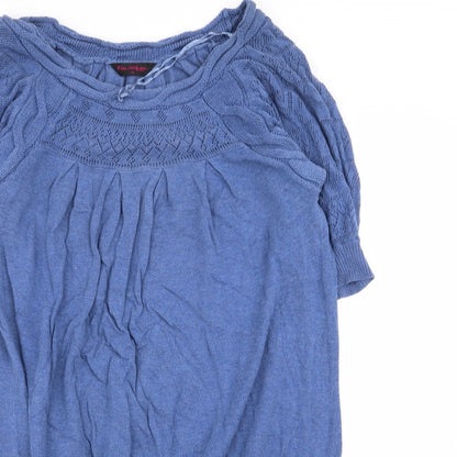 Womens UK Size 18 Miss Selfridge Blue Pullover Jumper