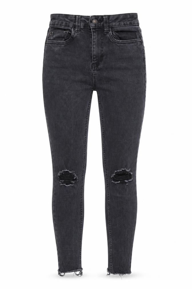 Womens UK Size 6 New Look Regular Fit Skinny Grey Jeans