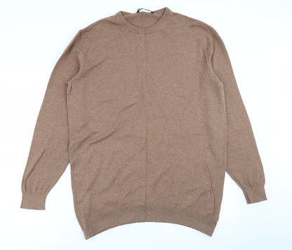 Asda George Mens Brown   Pullover Jumper Size XL