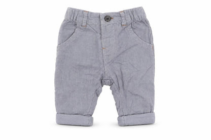 Next Boys Blue Check  Capri Trousers Size 0-3 Months