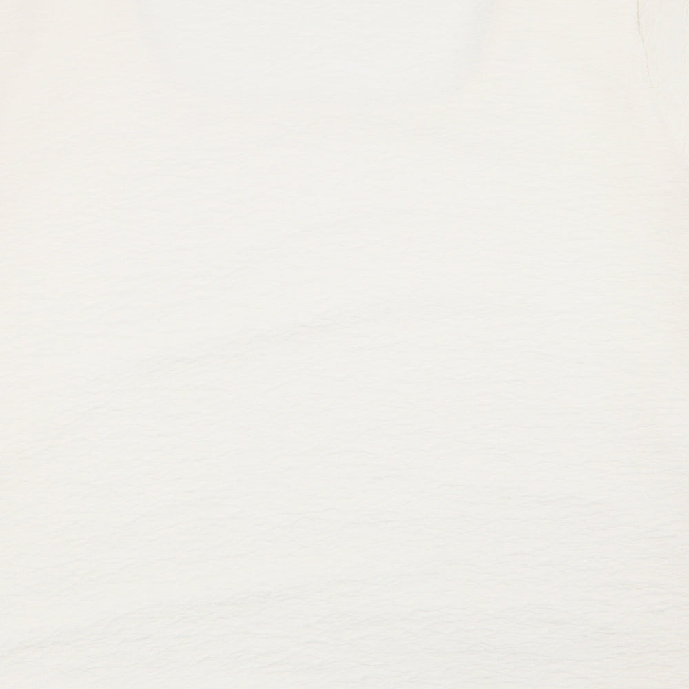 Womens UK Size XL planet White Basic Blouse