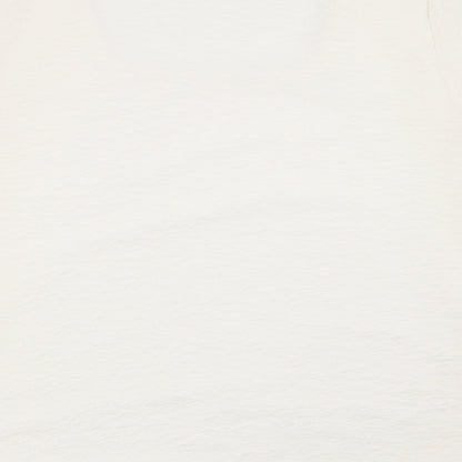 Womens UK Size XL planet White Basic Blouse