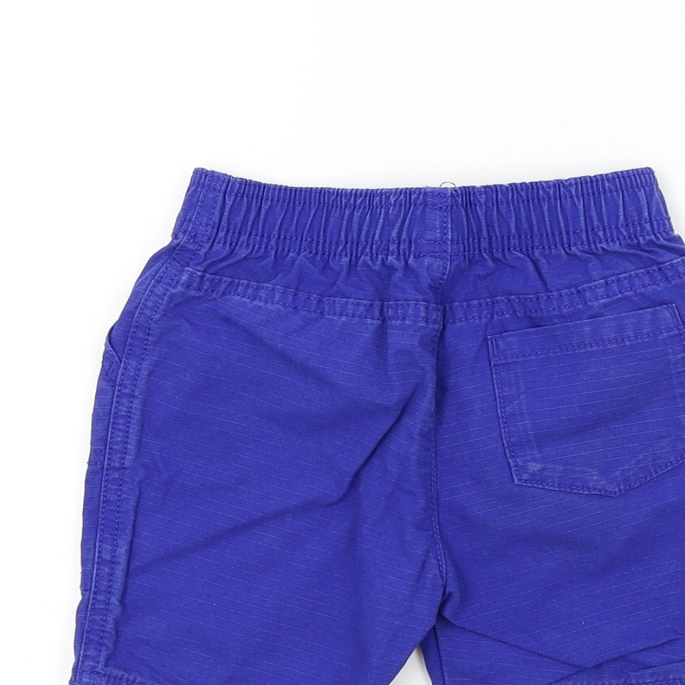 TU Boys Blue Colourblock  Cropped Trousers Size 12-18 Months
