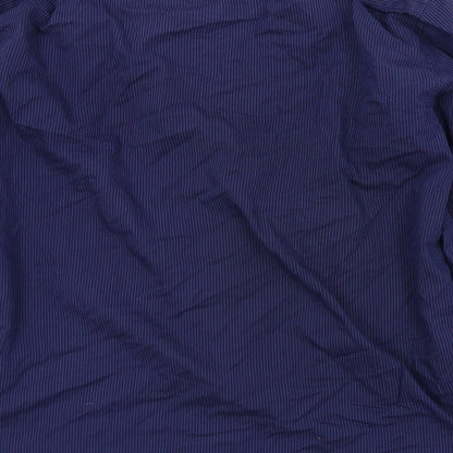 Mens UK Size 16.5 greenwoods Blue  Button-Up Long Sleeve Casual Shirt