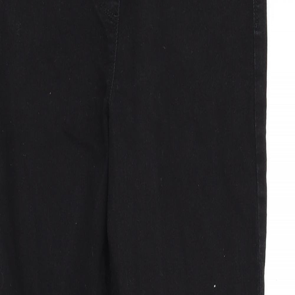 Womens UK Size 10 Studio Regular Fit Skinny Black Jeans