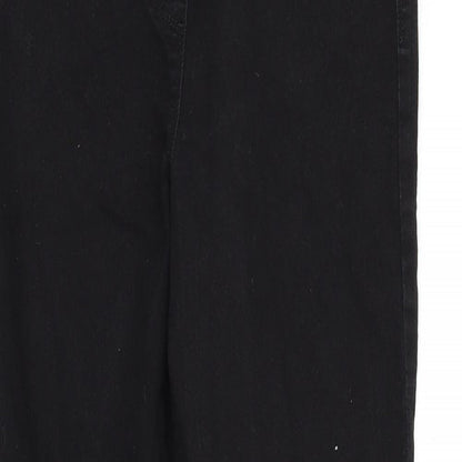 Womens UK Size 10 Studio Regular Fit Skinny Black Jeans