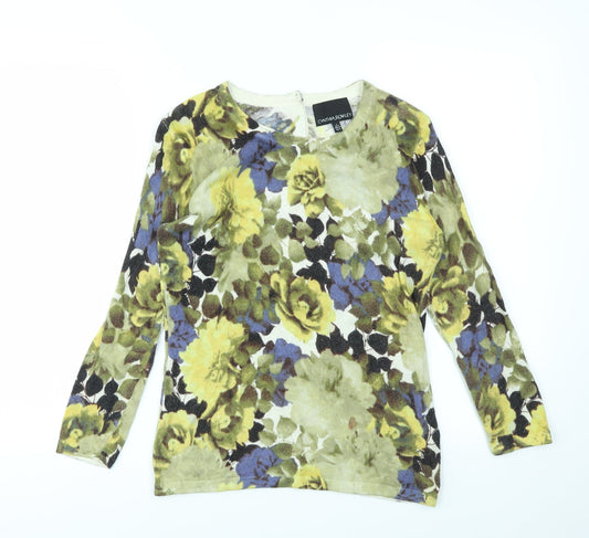 Cynthia Rowley Womens Multicoloured Geometric  Pullover Jumper Size S
