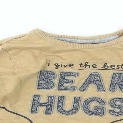 George Baby Brown   Basic T-Shirt Size 6-9 Months