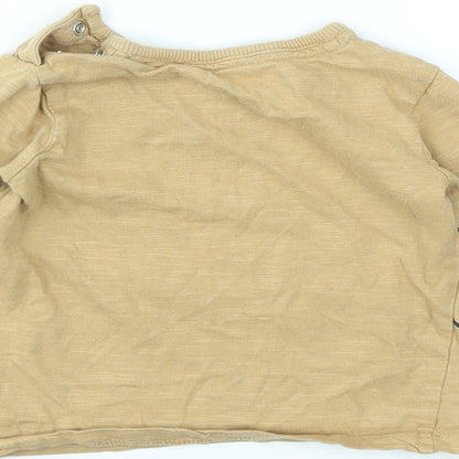 George Baby Brown   Basic T-Shirt Size 6-9 Months