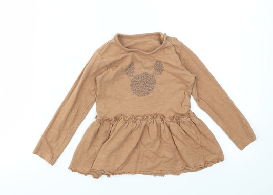 George Girls Brown   Fit & Flare  Size 18-24 Months