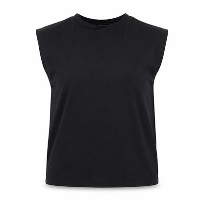Womens UK Size 12 F&F Black Basic T-Shirt