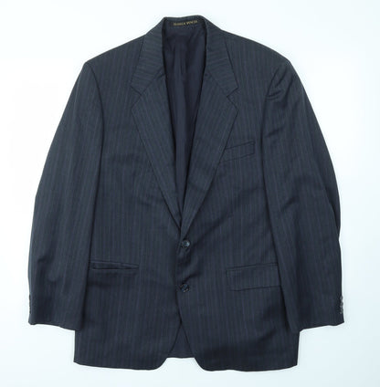Mens UK Size 42 M&S Regular Blue Suit Jacket