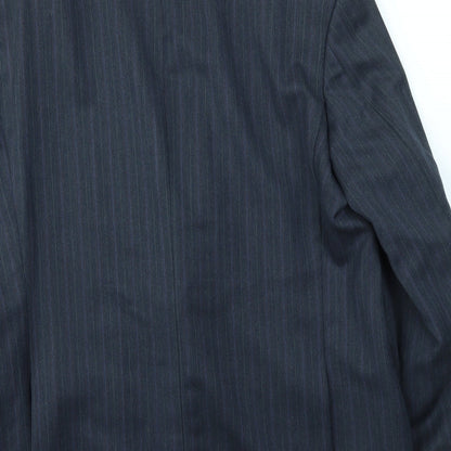 Mens UK Size 42 M&S Regular Blue Suit Jacket
