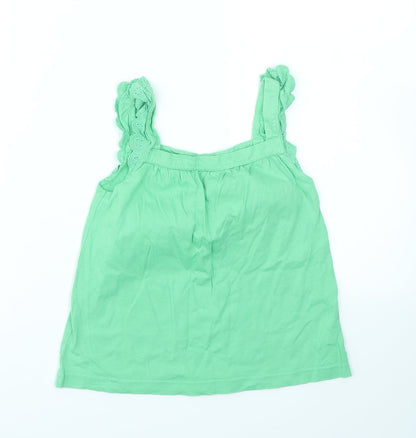 Girl 2 Girl  Girls Green   Basic T-Shirt Size 5-6 Years