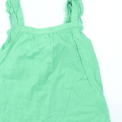 Girl 2 Girl  Girls Green   Basic T-Shirt Size 5-6 Years