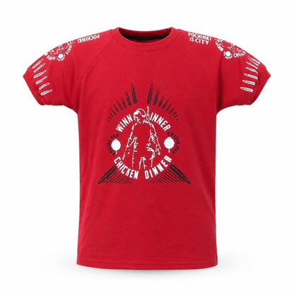 Preworn Boys Red   Basic T-Shirt Size 12 Years