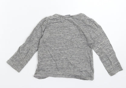 Next Baby Grey   Basic T-Shirt Size 12-18 Months