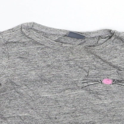 Next Baby Grey   Basic T-Shirt Size 12-18 Months