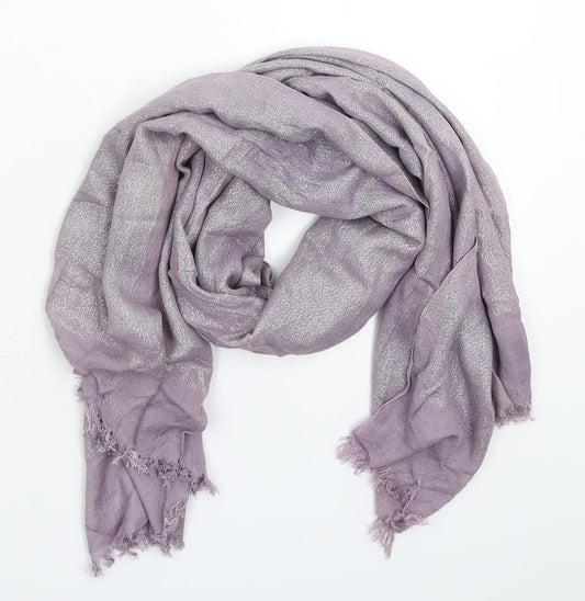 George Womens Purple  Knit  Scarf