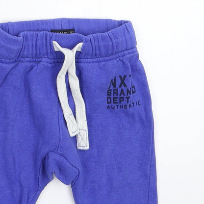 NEXT Baby Black   Jogger Trousers Size 12 Months